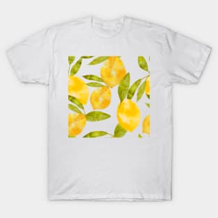 Watercolor Lemons T-Shirt